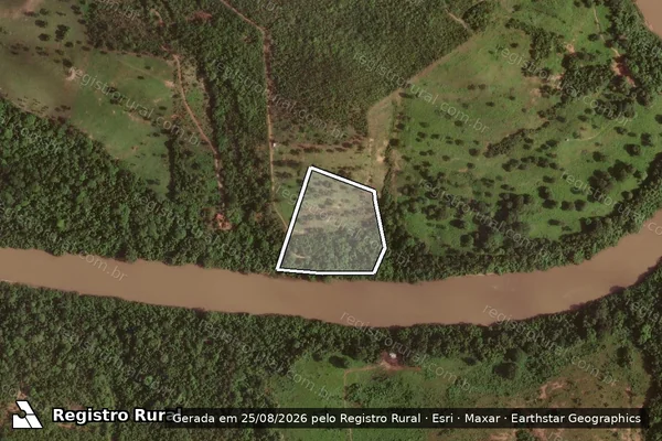 Imagem de satélite de Fazenda Santa Bárbara - Parte 01 em Torixoréu - MT
