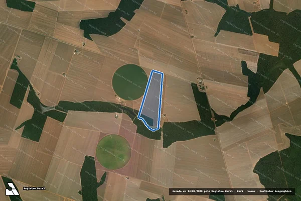 Imagem de satélite de FAZENDA PIVA I - Parte 1 em Sorriso - MT