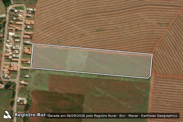 Imagem de satélite de FAZENDA SANTO ANTONIO - PARCELA C II em Laranjal Paulista - SP