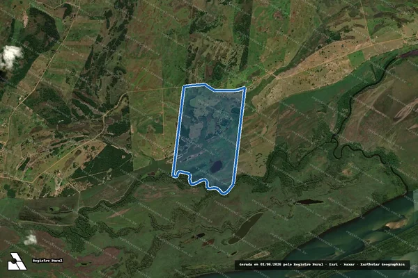 Imagem de satélite de FAZENDA JAMAICA - GLEBA “B” em Batayporã - MS