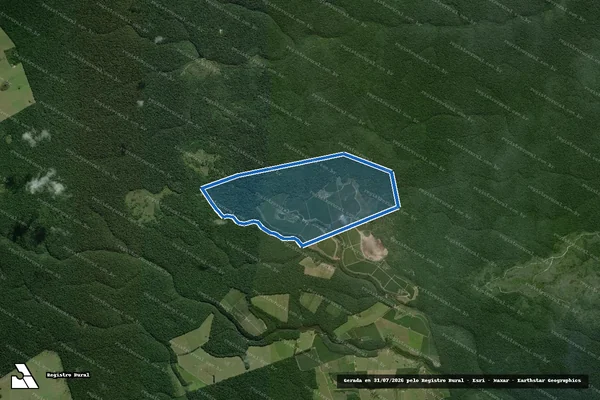 Imagem de satélite de FAZENDA TERRA NOVA - 001 em Prado - BA