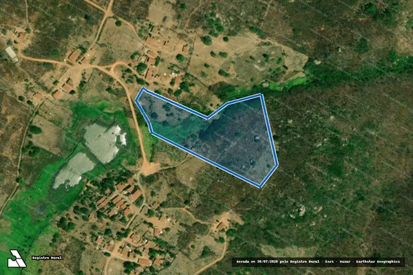 Imagem de satélite de SITIO DE FORA ? LOTE 0312 - Parte 1 em Pereiro - CE