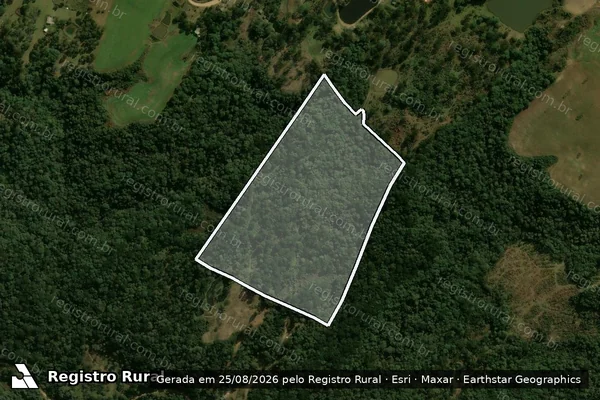Imagem de satélite de BANHADOS - FAZENDA BANHADOS MATRÍCULA ? 19.749 em Guarapuava - PR