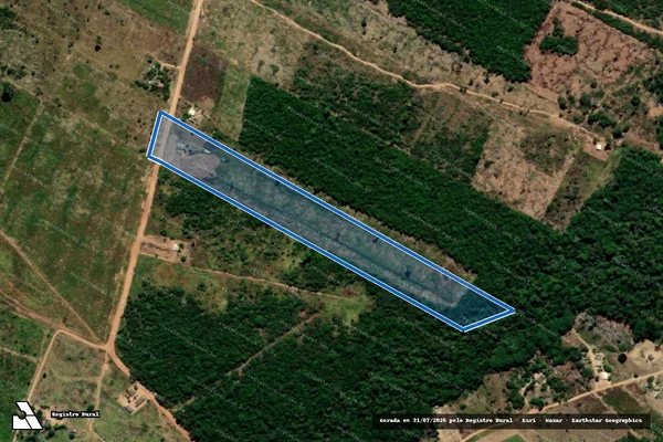 Imagem de satélite de LOTE 81 ? GLEBA ZUMBI DOS PALMARES - Parte 1 em Cláudia - MT