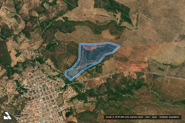 Imagem de satélite de Lote 48 (Fazenda Coqueiro)  - Lote 48 (Fazenda Coqueiro) em Mambaí - GO