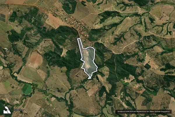 Imagem de satélite de FAZENDA DA PRATA em Bom Despacho - MG
