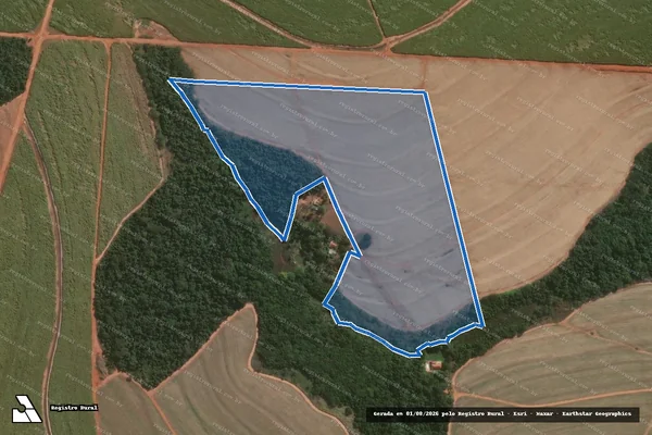 Imagem de satélite de FAZENDA SÃO CRISTOVÃO - GLEBA A em Lençóis Paulista - SP