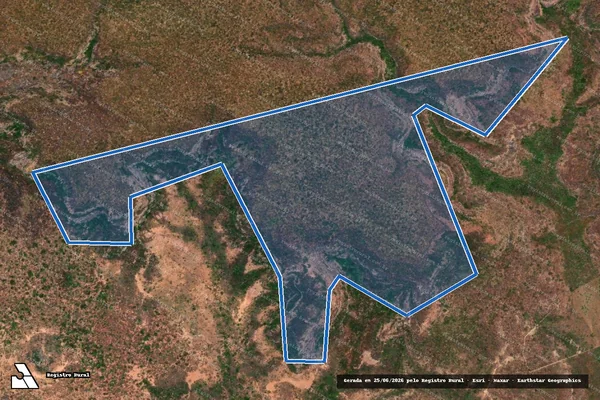 Imagem de satélite de FAZENDA SÃO DIMAS - Parte 3 em Manoel Emídio - PI