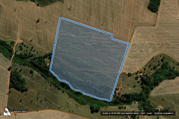 Imagem de satélite de FAZENDA SANTO ANTÔNIO - Parte 1 em Turvânia - GO