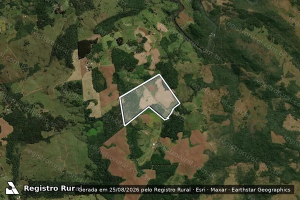 Imagem de satélite de IRATIM - IRATIM em Pinhão - PR