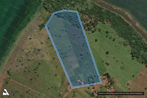 Imagem de satélite de Loteamento Rural Nossa Senhora de Fátima ? Gleba B - LOTE 32 em Pereira Barreto - SP