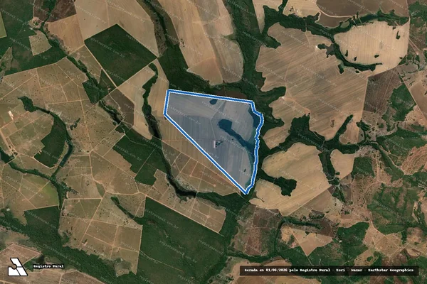Imagem de satélite de FAZENDA CALIFORNIA, LOTE nº 40-A e 40, DO LOTEAMENTO nº 09 MORRO DO AMARAL - 001 em Figueirópolis - TO