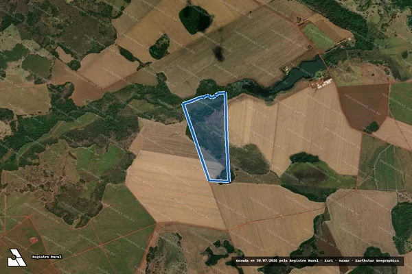 Imagem de satélite de FAZENDA SÃO LOURENÇO E VELHA em Paraúna - GO