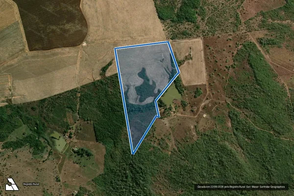 Imagem de satélite de Fazenda Divino Pai Eterno - Parte 1 em Floresta do Araguaia - PA