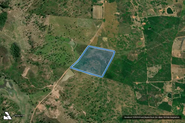 Imagem de satélite de FAZENDA SAO JOSE - PARCELA 03 em Lago da Pedra - MA