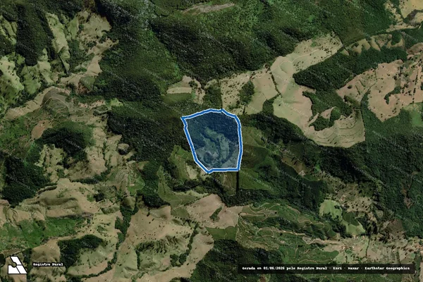 Imagem de satélite de Sítio da Serra - Sítio da Serra em Carmo de Minas - MG