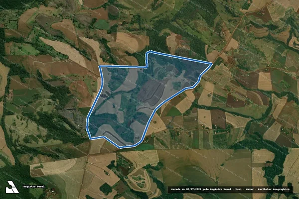 Imagem de satélite de FAZENDA MARÍLIA - Parte 1 em Londrina - PR