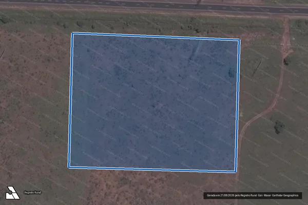 Imagem de satélite de FAZENDA SANTA RITA DE CASSIA 01 ? GLEBA 01 ? ÁREA A - 02 em Campo Grande - MS