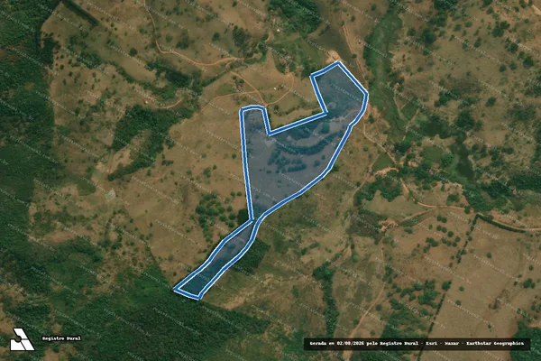 Imagem de satélite de SITIO VERA CRUZ - Parte 1 em Frei Lagonegro - MG