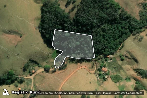 Imagem de satélite de Fazenda Berta - Parcela 1 em Itajubá - MG