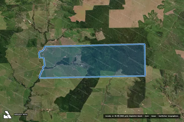 Imagem de satélite de FAZENDA ITAPETINGA / Faz. Itapetinga – Parte 02 em Vila Nova dos Martírios - MA