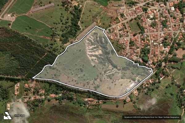 Imagem de satélite de Sítio São Geraldo - Parcela 1 em Pará de Minas - MG