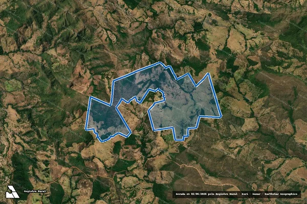 Imagem de satélite de FAZENDA VANESSA DY LARA GUARINOS - Parte 1 em Guarinos - GO