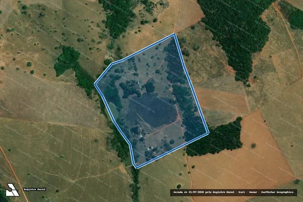 Imagem de satélite de Fazenda Retiro - Parte 1 em Catalão - GO
