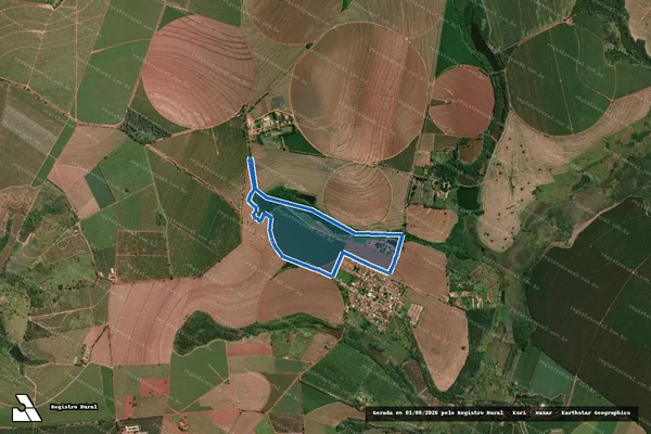 Imagem de satélite de FAZENDA SÃO MIGUEL em Casa Branca - SP