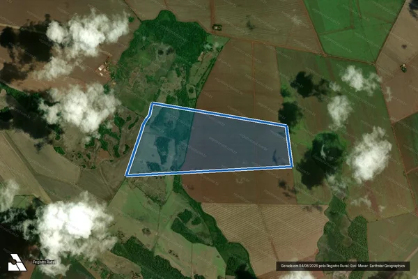 Imagem de satélite de FAZENDA SOSSEGO II - Parte 1 em Dourados - MS