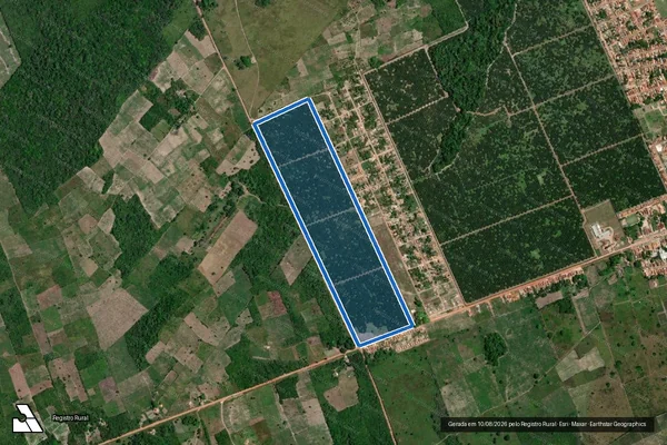 Imagem de satélite de FAZENDA SUGITA 1 A - Parte 1 em Santa Maria do Pará - PA