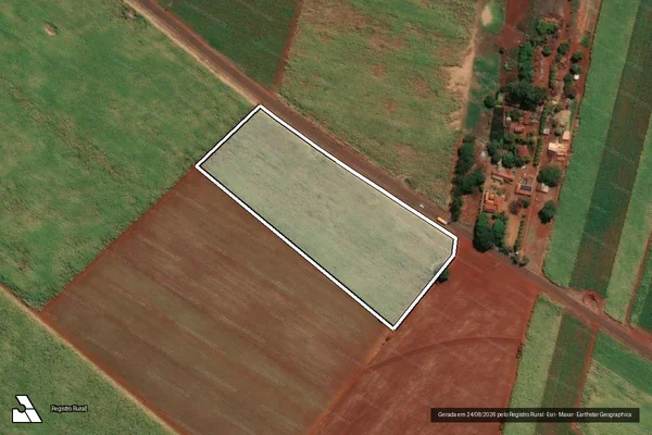 Imagem de satélite de SÍTIO SANTA TEREZINHA - GLEBA A DO LOTE 29-G - PARCELA 02 em Dumont - SP