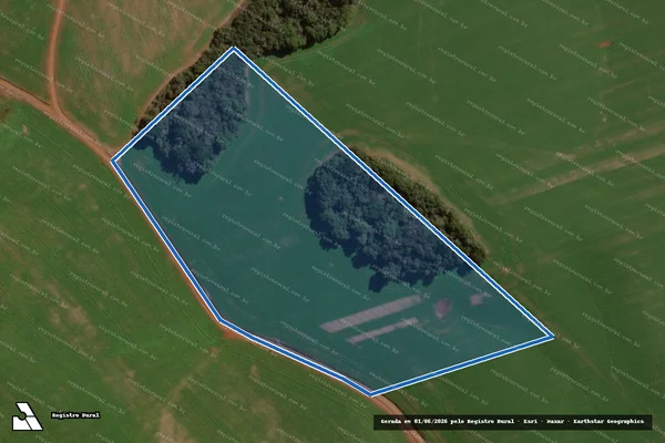 Imagem de satélite de CAMPO DO MEIO ou LAGEADO GRANDE - Parcela ?B3? em Guarapuava - PR