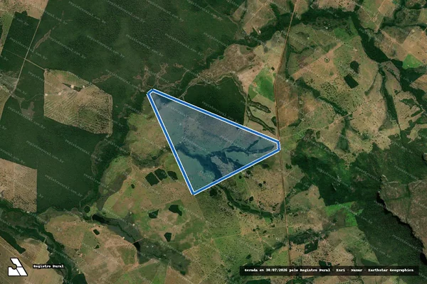 Imagem de satélite de Fazenda Monte Castelo 2 - - em Pontes e Lacerda - MT