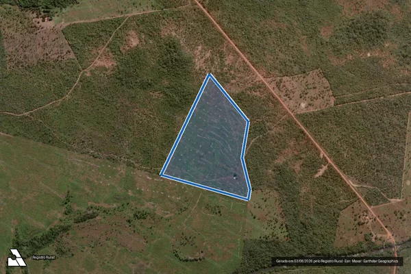 Imagem de satélite de FAZENDA CACHOEIRA - Gleba  B em Riachão - MA