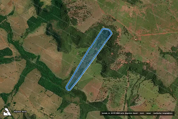 Imagem de satélite de FAZENDA FURNA DO SAO BENTO - Parte 3 em Itajá - GO