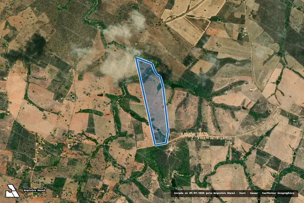 Imagem de satélite de FAZENDA NOSSA SENHORA APARECIDA - LOTE 08_Matrícula 17340 - Parte 8 em Nossa Senhora da Glória - SE