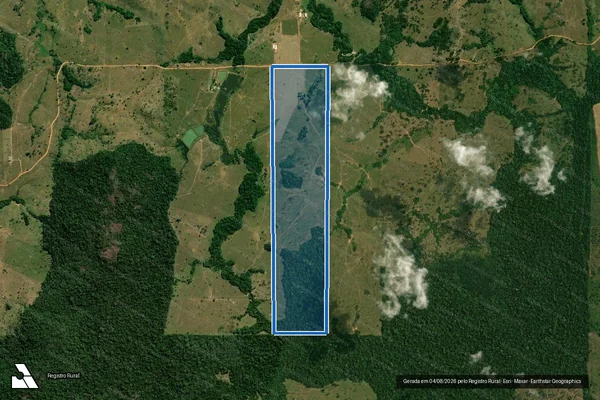 Imagem de satélite de Lote 11/B, Gleba 10 do P.A.D. Burareiro - Lote 11/B, Gleba 10 do P.A.D. Burareiro em Ariquemes - RO