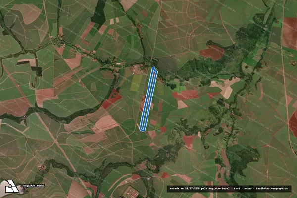 Imagem de satélite de SITIO SÃO JOSÉ - Parcela 1 em Pederneiras - SP