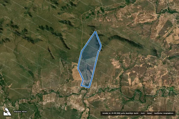 Imagem de satélite de FAZENDA ALTO PARAISO - Parte 1 em Barreiras - BA