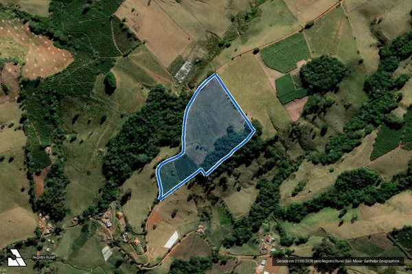 Imagem de satélite de SITIO SÃO FRANCISCO 1 - PARCELA 02 em Bueno Brandão - MG