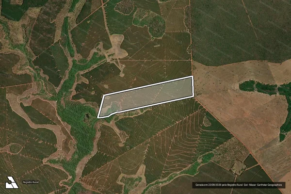 Imagem de satélite de SITIO SANTA TEREZA - 001 em Aparecida do Taboado - MS