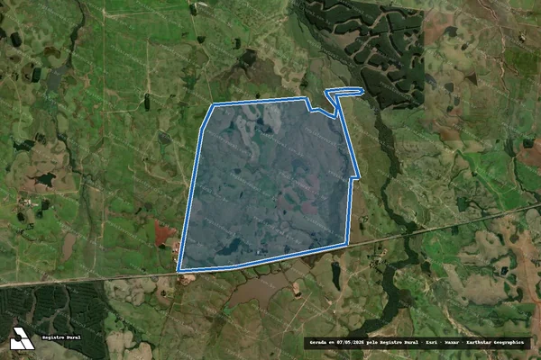 Imagem de satélite de Fazenda São Miguel - Faz. São Miguel em Rio Pardo - RS