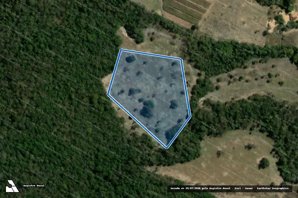 Imagem de satélite de LOTE 200 GLEBA B - PROJETO DE ASSENTAMENTO CANUDOS - LOTE 200 GLEBA B - P.A. CANUDOS em Palmeiras de Goiás - GO