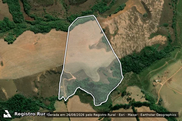 Imagem de satélite de Fazenda Vargem Grande ? Burro de Baixo - I em Ibertioga - MG