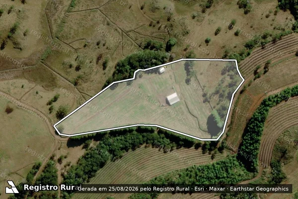 Imagem de satélite de Fazenda Postinho - GLEBA 2 em São Joaquim - SC