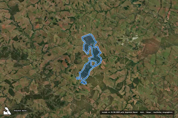 Imagem de satélite de FAZENDA COLORADO em Paranaíba - MS