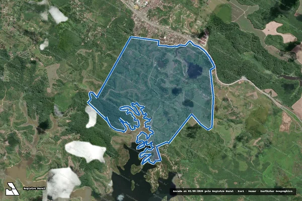 Imagem de satélite de Engenho Cajueiro Escuro - Engenho Cajueiro Escuro em Paudalho - PE