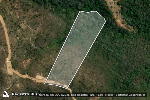 Imagem de satélite de FAZENDA POÇO VERDE - 143 em Lagoa Santa - MG