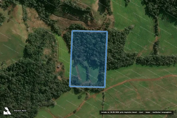 Imagem de satélite de PARTE DO LOTE RURAL Nº 47"A" - Parte do Lote Nº 47 ?A? ? Parte 02 em Cruzaltense - RS